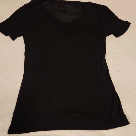 Apt. 9 Women's Essentials Black Short Sleeve Tee - Picture 3 of 3